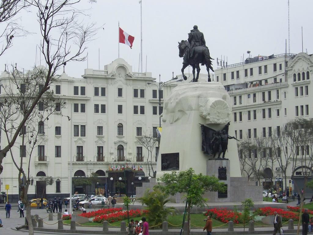 Апартаменты Edificio California En Centro Historico Лима Экстерьер фото